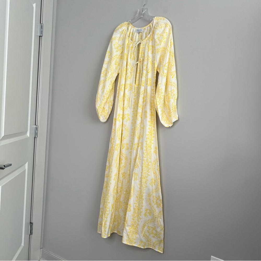 Monsoon and Beyond Handmade Gabriella Goan Summer Maxi Dress Women's Small - Picture 4 of 9
